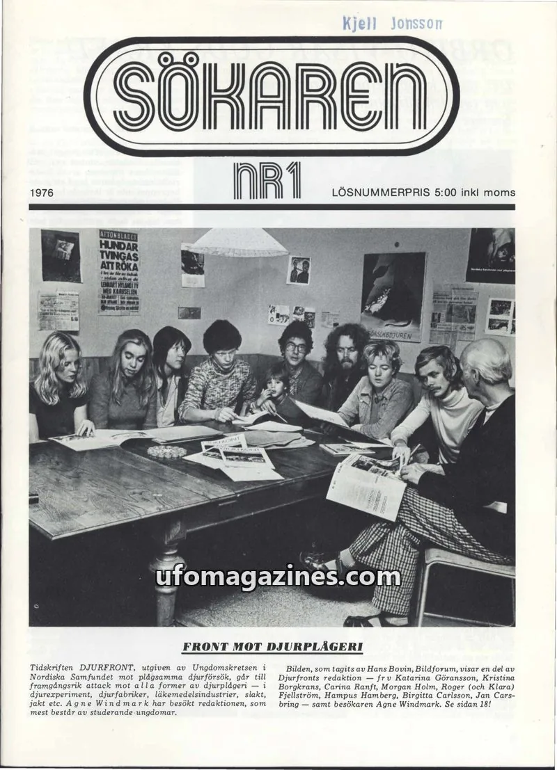 Cover of Sokaren issue NR1: SÖKAREN