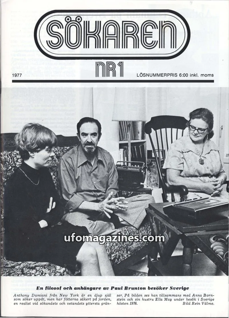 Cover of Sokaren issue NR1: SÖKAREN
