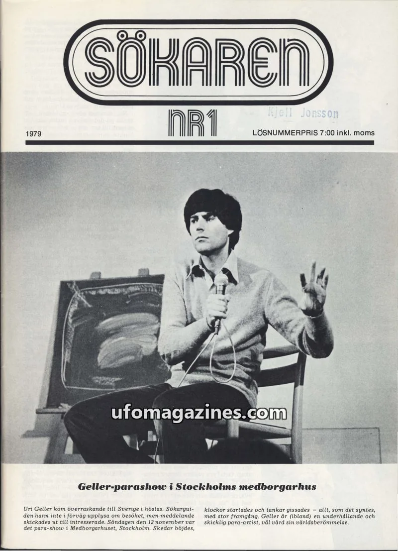 Cover of Sokaren issue NR1: SÖKAREN