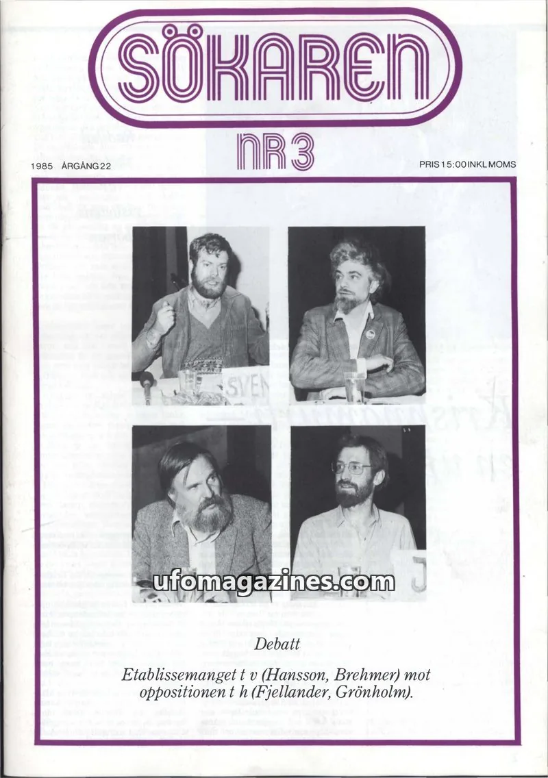 Cover of Sokaren issue NR3: SÖKAREN