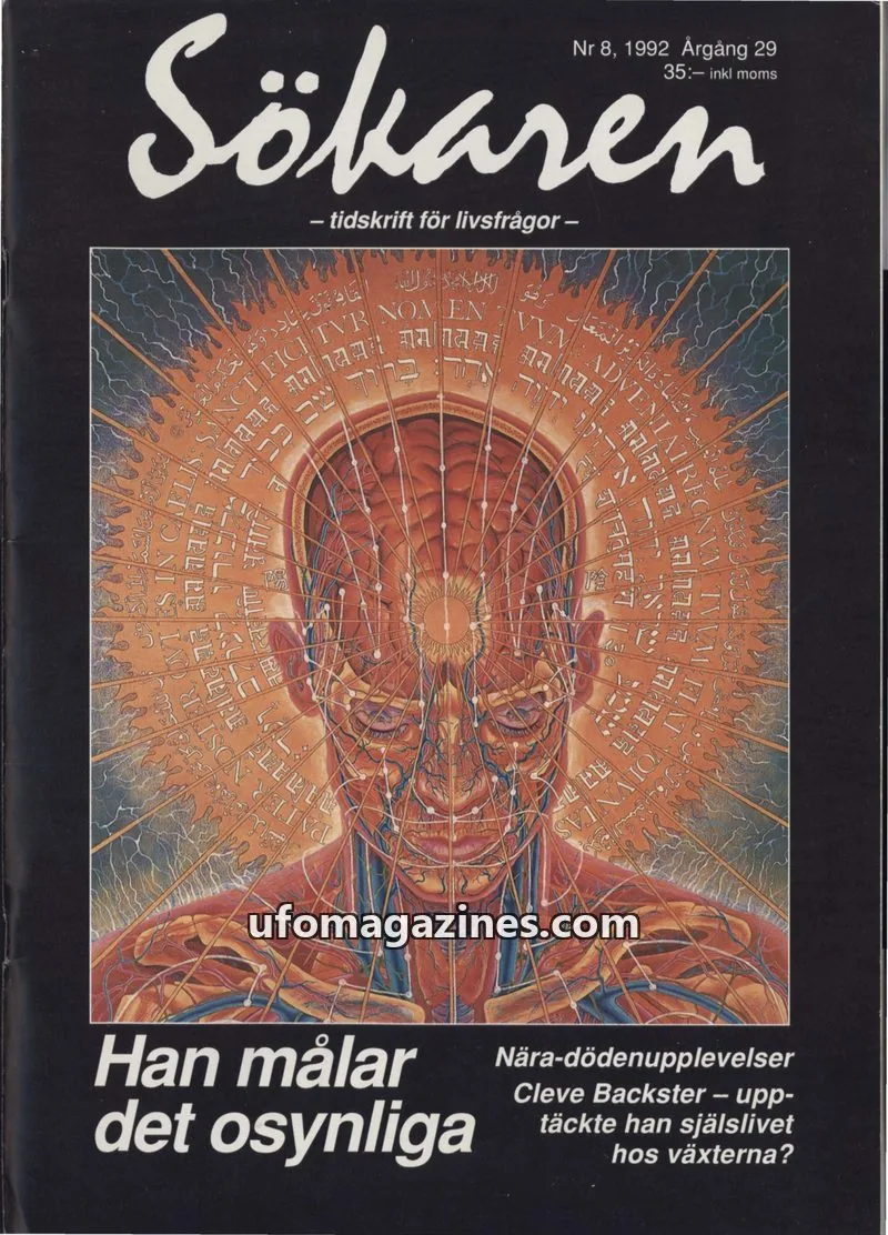Cover of Sokaren issue Nr 8, 1992 Årgång 29: Sökaren