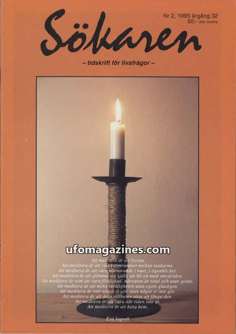 Cover of Sokaren issue Nr 2, 1995 årgång 32: Sökaren