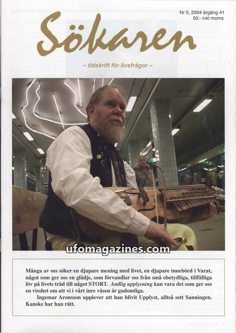 Cover of Sokaren issue Nr 5, 2004 årgång 41: Sökaren
