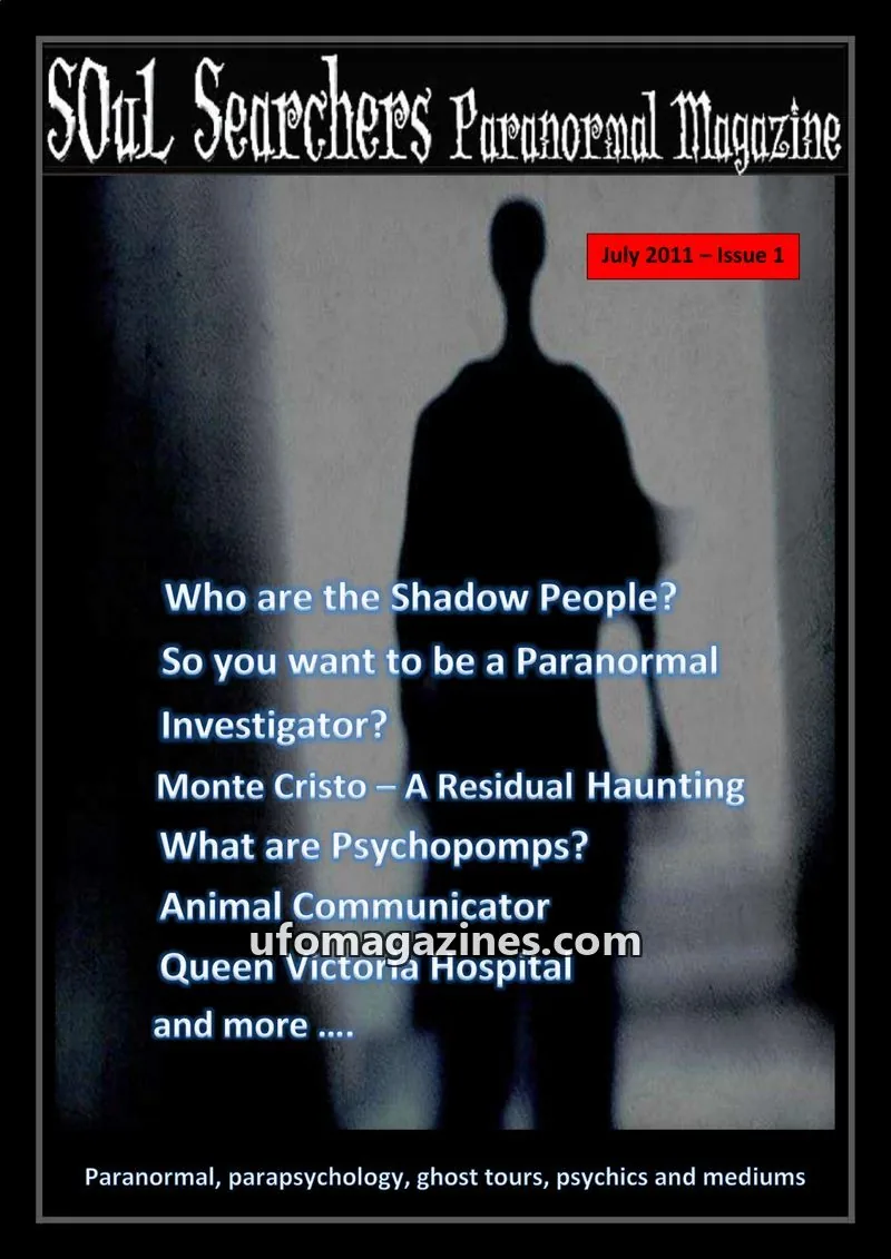 Cover of SOul Searchers issue 1: SOuL Searchers Paranormal Magazine