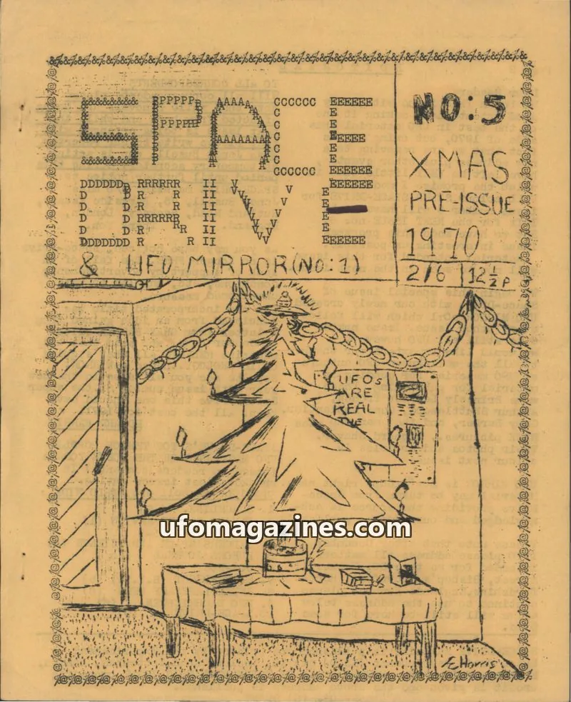 Cover of Space Drive (Ed Harris) issue NO:5: SPACE-DRIVE magazine and UFO MIRROR