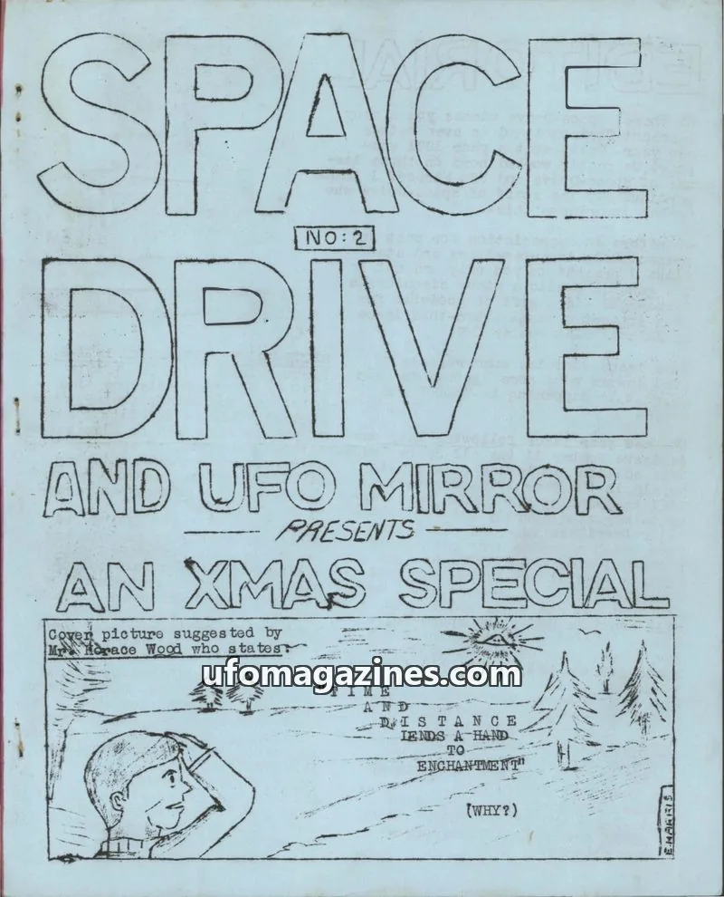 Cover of Space Drive (Ed Harris) issue XMAS SPECIAL Number ONE: SPACE DRIVE AND UFO MIRROR