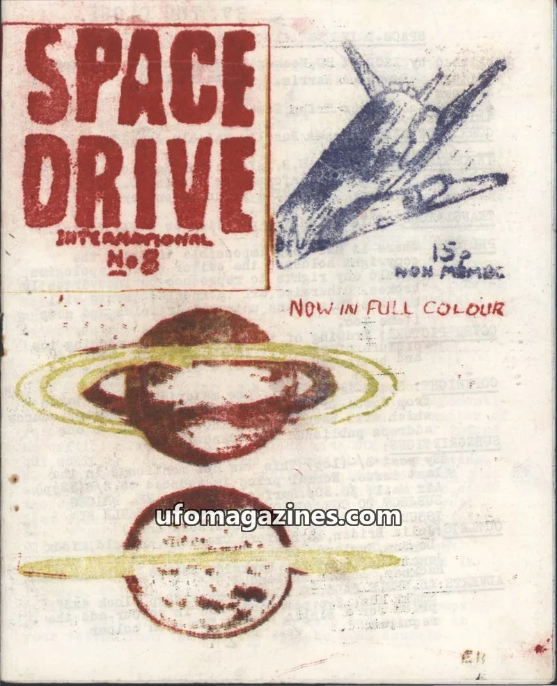 Cover of ESCD issue 8: SPACE DRIVE