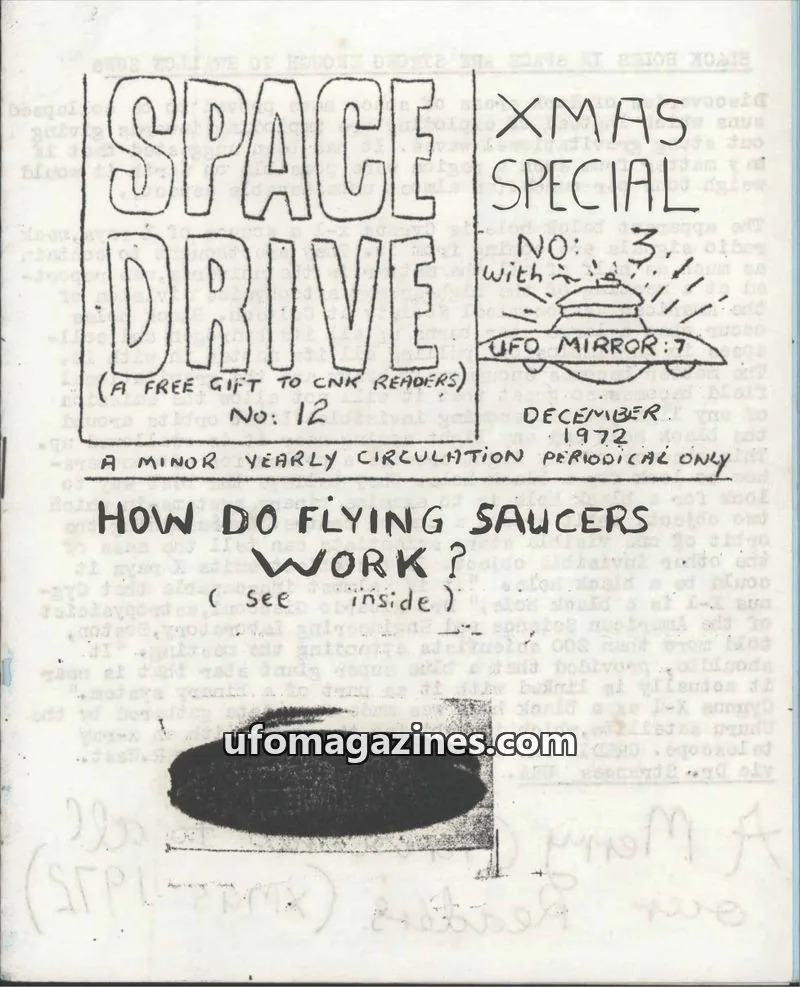Cover of CNK issue No. 12: SPACE DRIVE