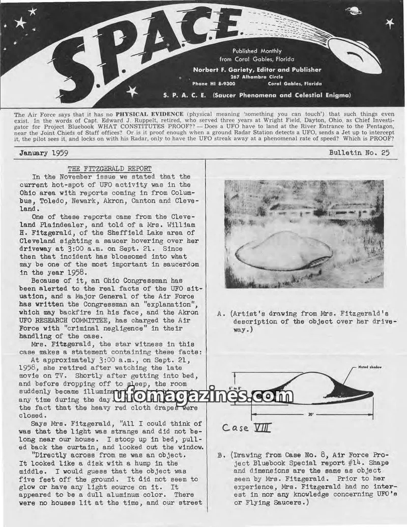 Cover of SPACE (Norbert Gariety) issue 25: S. P. A. C. E.