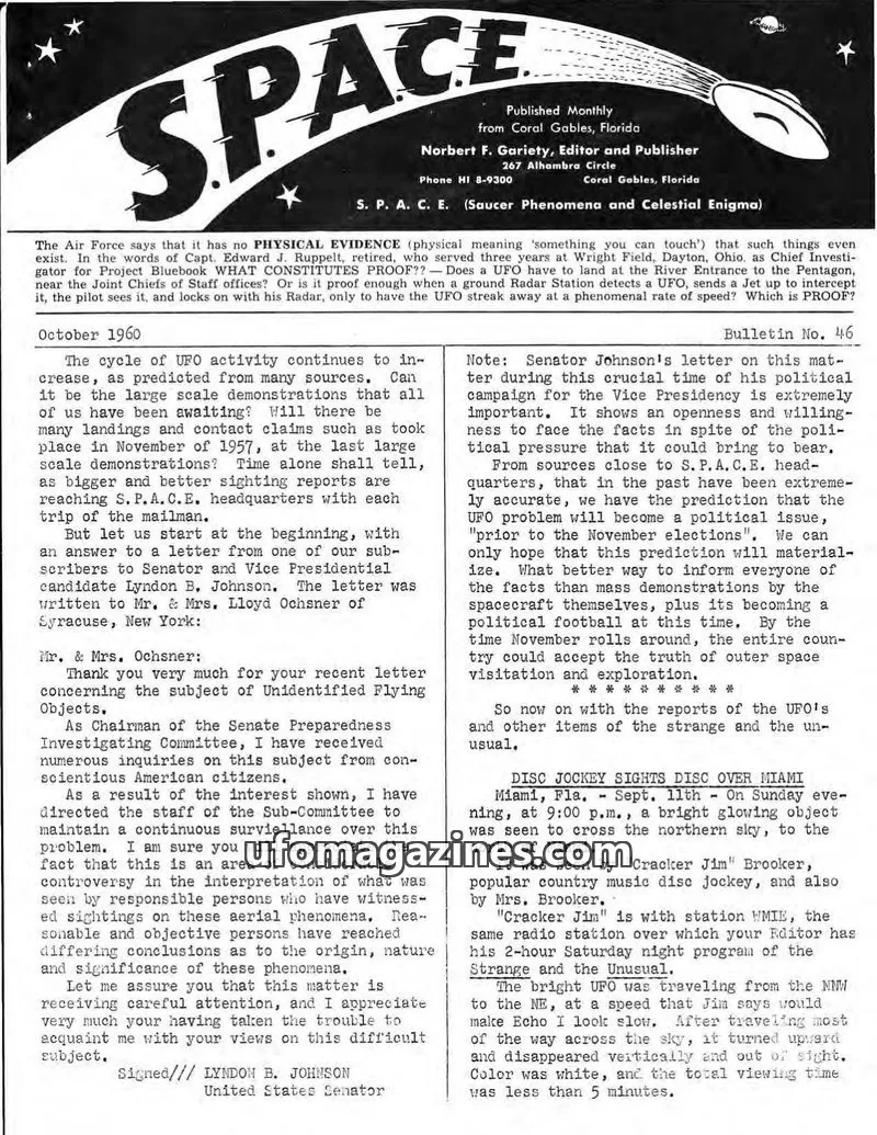 Cover of SPACE (Norbert Gariety) issue 46: SPACE