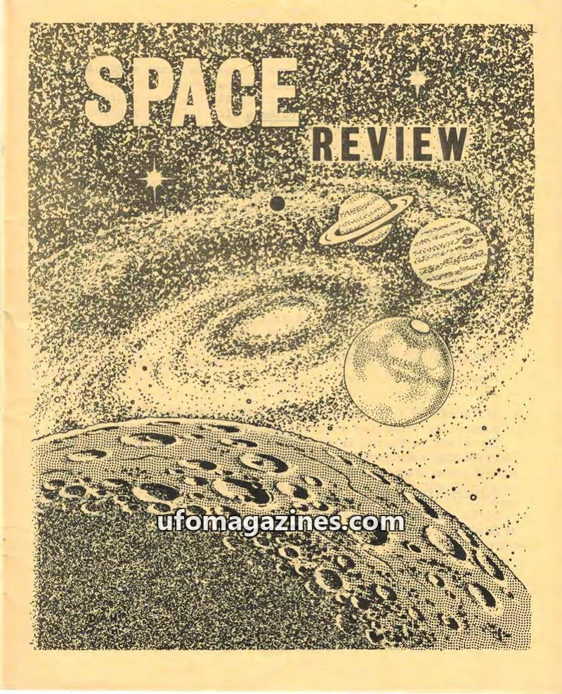 Cover of Space Review (Stebbing) issue No. 1: SPACE REVIEW