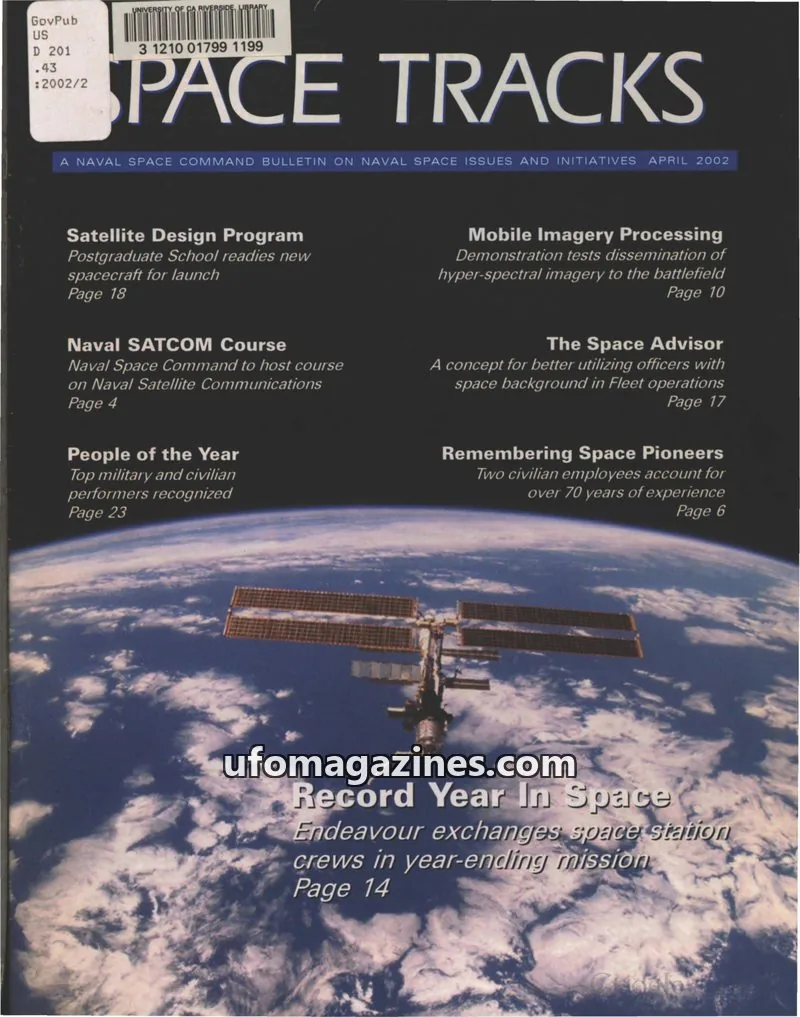 Cover of Space Tracks (US Naval Space Command) issue 2: SPACE TRACKS
