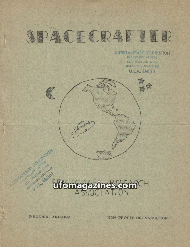 Cover of Spacecraft Research Association issue Vol. I, No. 6: THE SPACECRAFTER