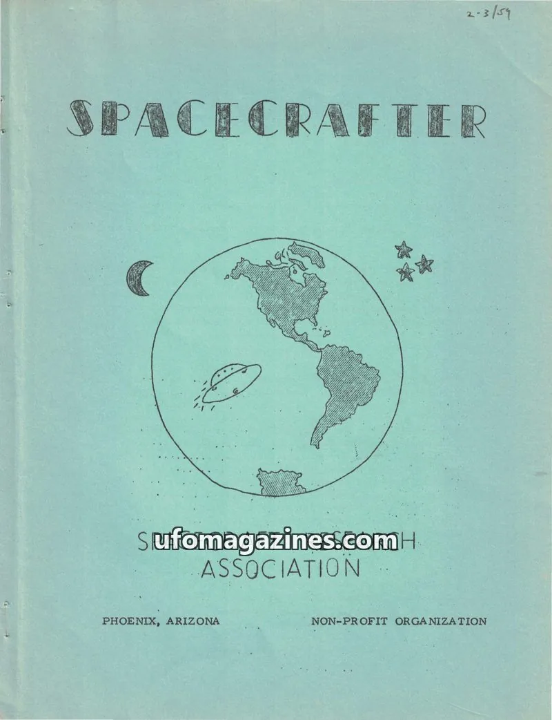 Cover of Spacecraft Research Association issue Vol. II, No. 1: The Spacecrafter