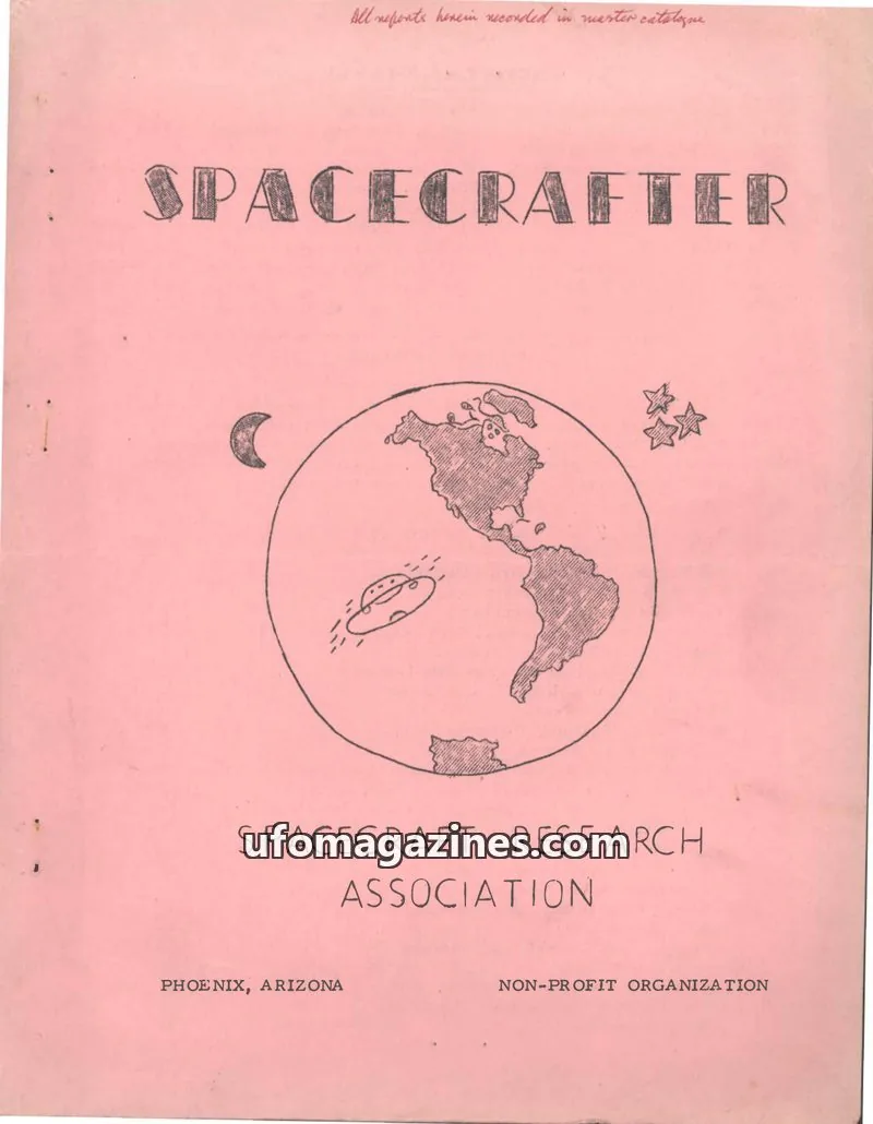Cover of Spacecraft Research Association issue Vol. II, No. 5: SPACECRAFTER