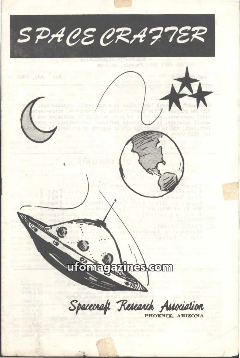 Cover of Spacecraft Research Association issue Vol.III, No.2: THE SPACECRAFTER