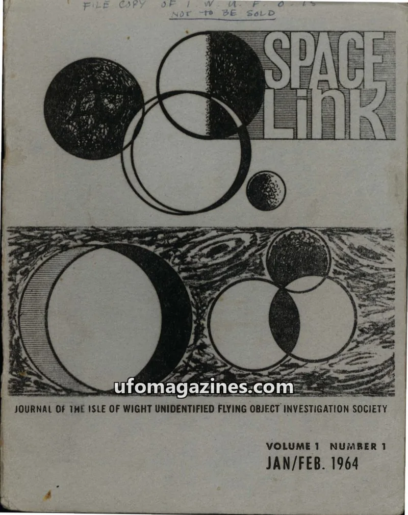 Cover of Isle of Wight Unidentified Flying Object Investigation Society issue 1: SPACE LINK