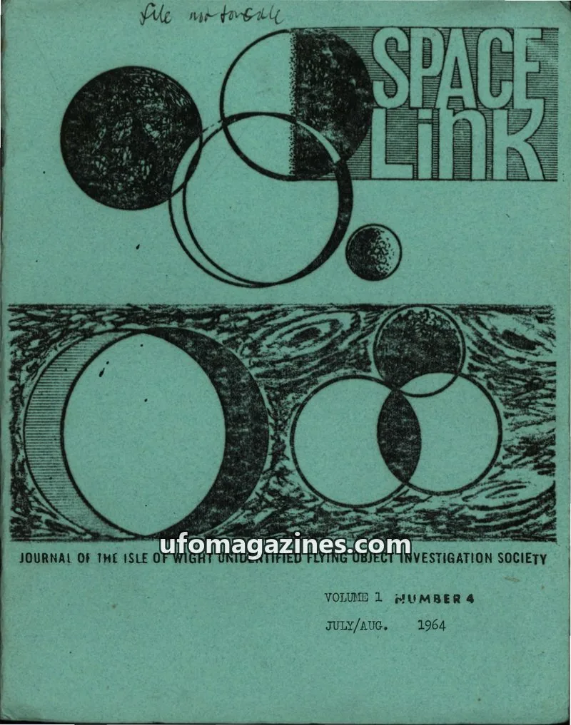 Cover of Isle of Wight Unidentified Flying Object Investigation Society issue 4: SPACELINK