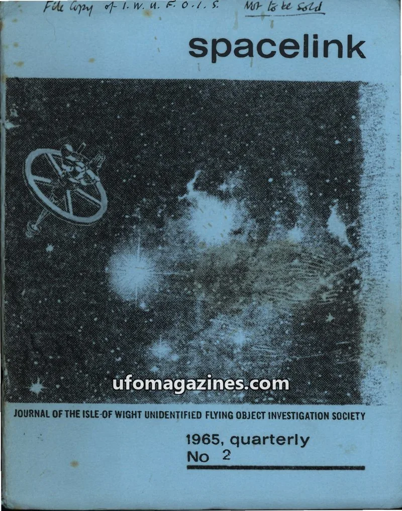 Cover of Isle of Wight Unidentified Flying Object Investigation Society issue 2: Spacelink