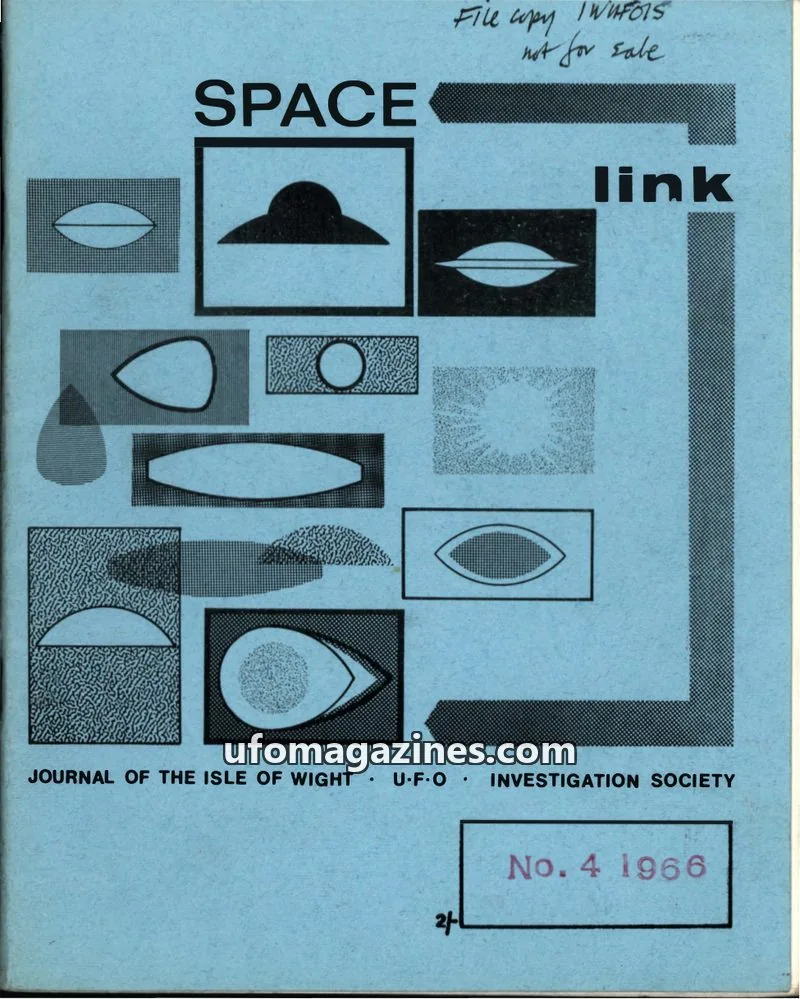 Cover of Isle of Wight U.F.O. Investigation Society issue No. 4: SPACELINK
