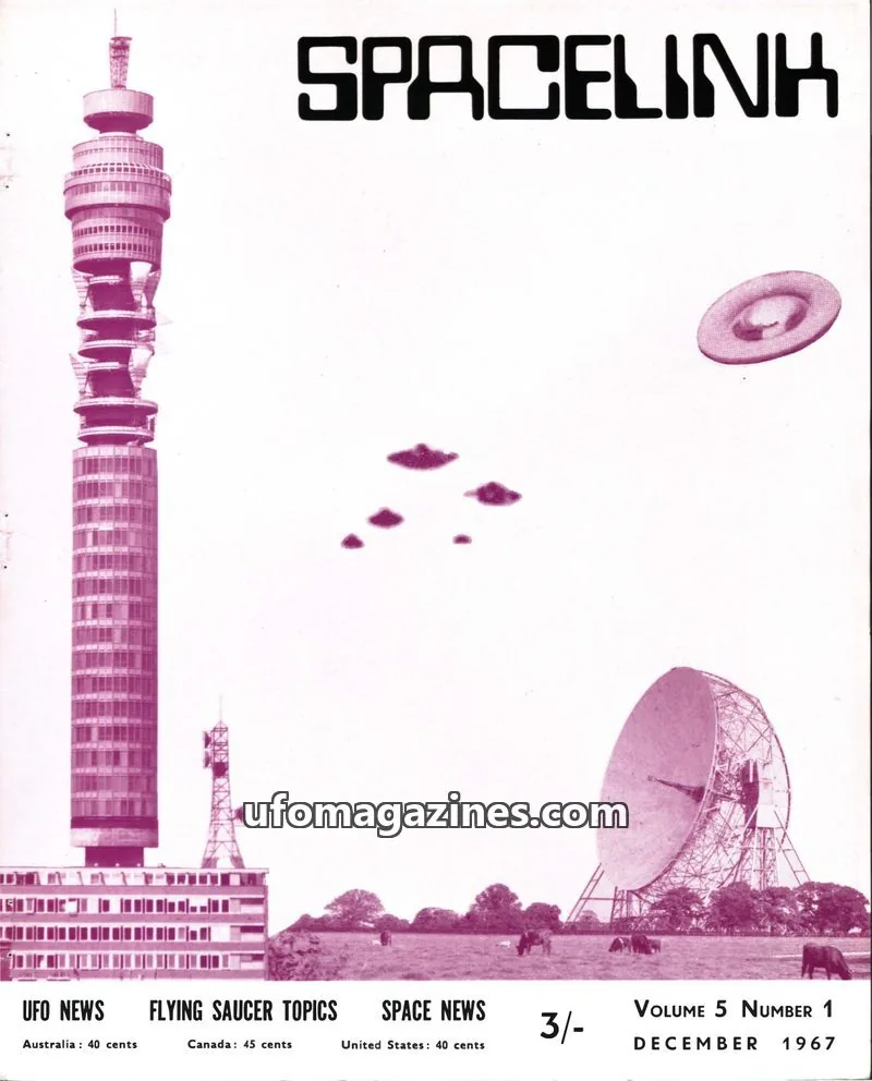 Cover of Spacelink (Lionel Beer) issue VOLUME 5 NUMBER 1: SPACELINK