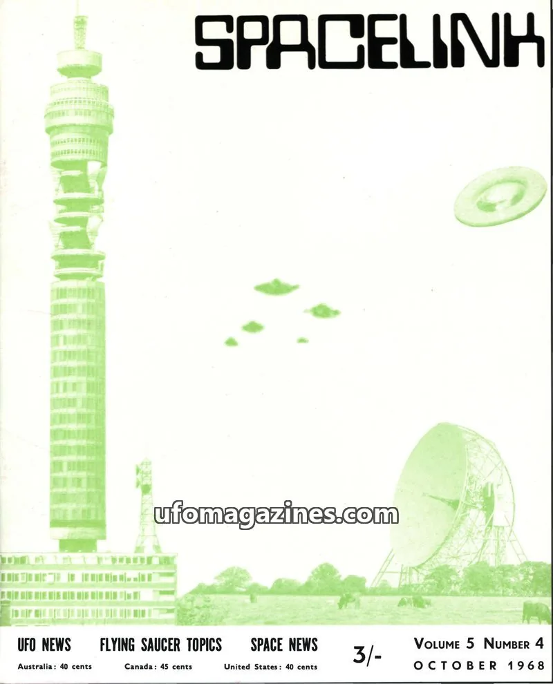 Cover of Spacelink (Lionel Beer) issue Volume 5 Number 4: SPACELINK