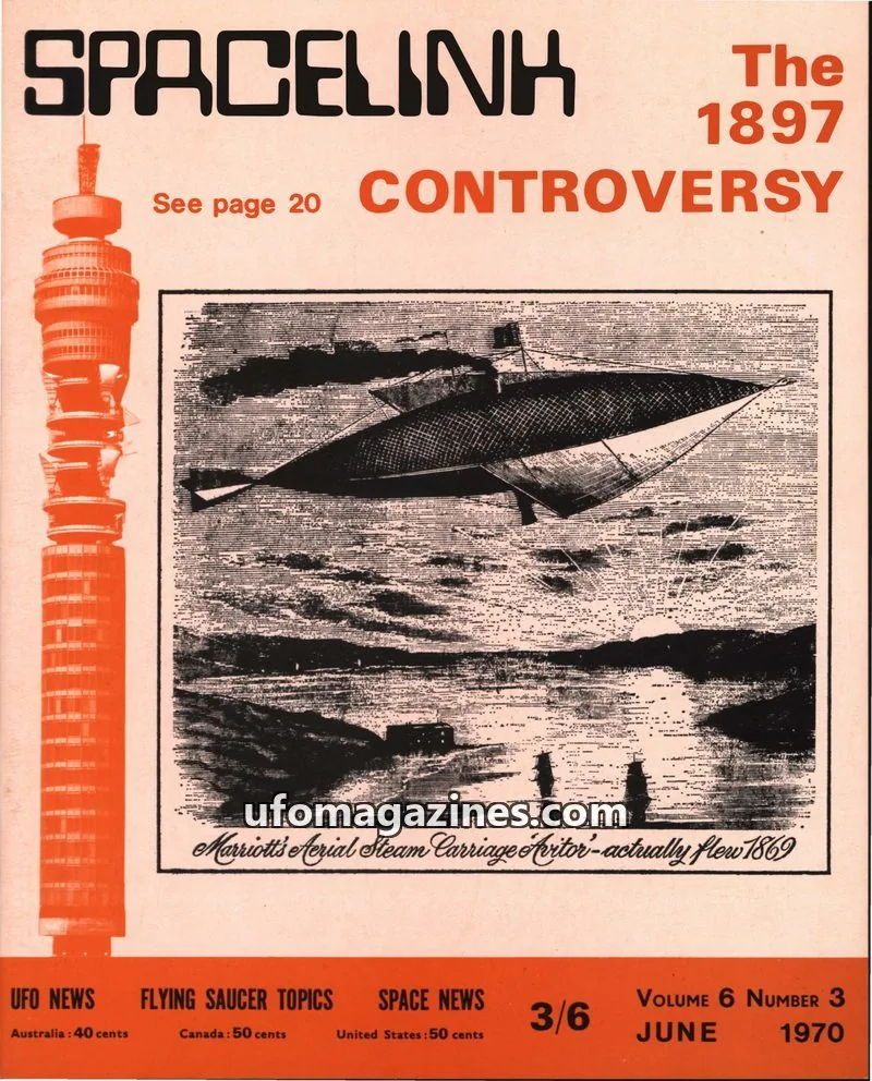 Cover of Spacelink (Lionel Beer) issue VOLUME 6 NUMBER 3: SPACELINK