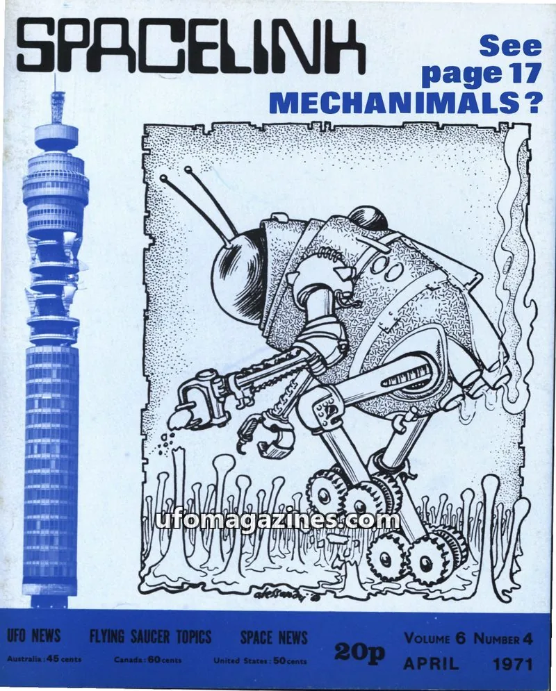 Cover of Spacelink (Lionel Beer) issue NUMBER 4: SPACELINK
