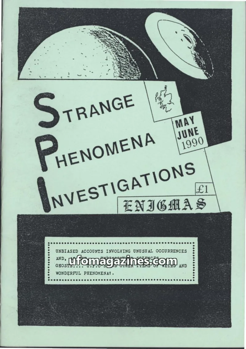 Cover of SPI issue 20: STRANGE PHENOMENA INVESTIGATIONS