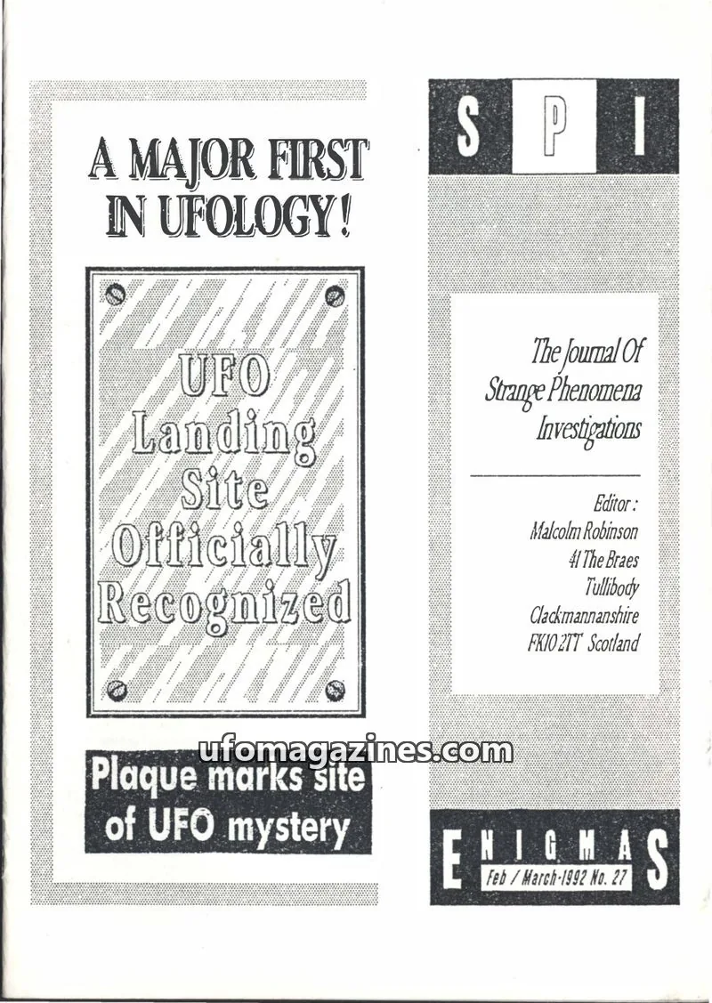Cover of SPI Enigmas issue 27: ENIGMAS