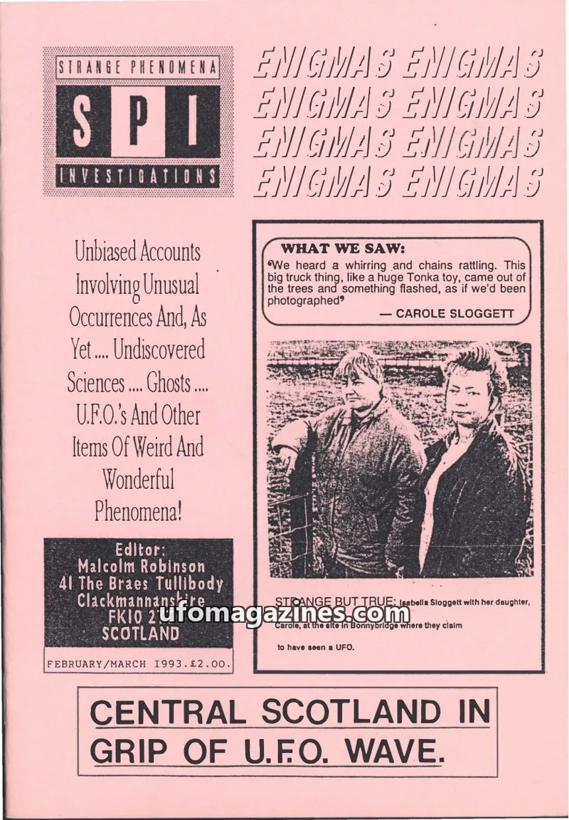 Cover of SPI Enigmas issue 3: ENIGMAS