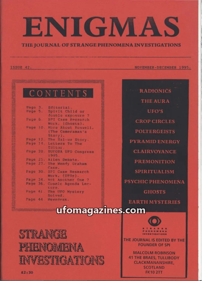 Cover of SPI Enigmas issue 42: ENIGMAS