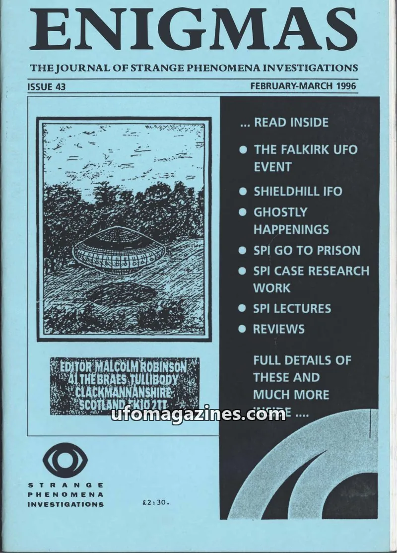 Cover of SPI Enigmas issue 43: ENIGMAS