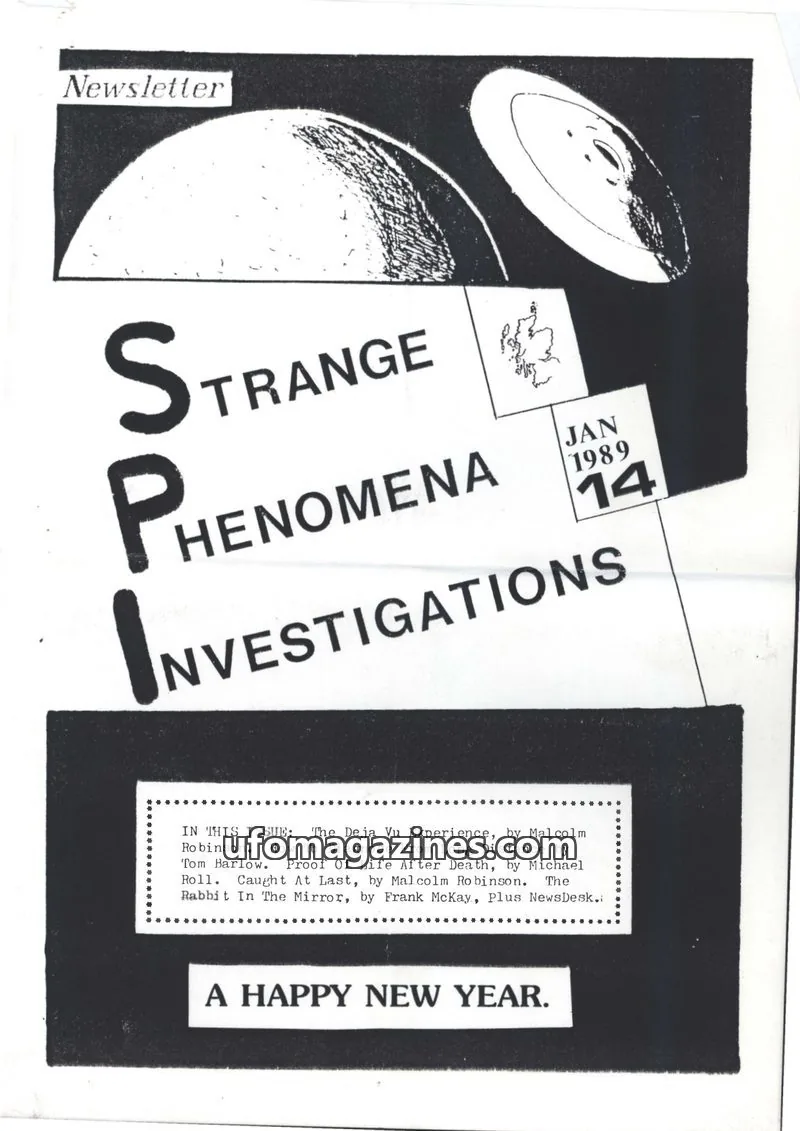 Cover of SPI issue 14: Strange Phenomena Investigations
