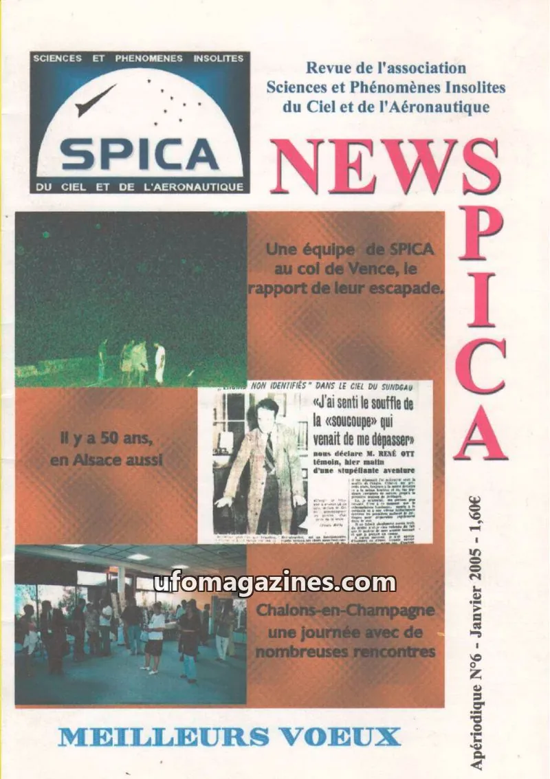 Cover of association SPICA issue N°6: SPICA NEWS