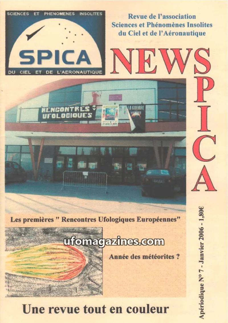 Cover of association SPICA issue N° 7: SPICA NEWS