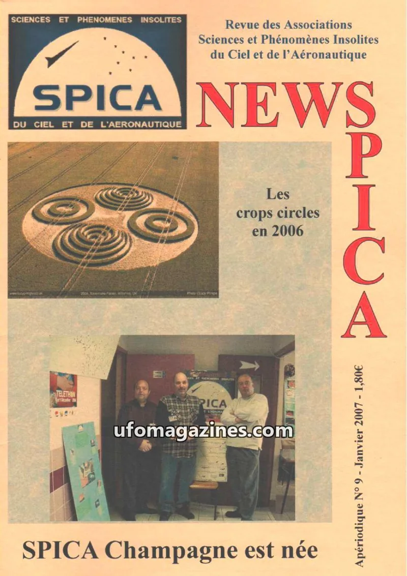 Cover of association SPICA issue N° 9: SPICA NEWS
