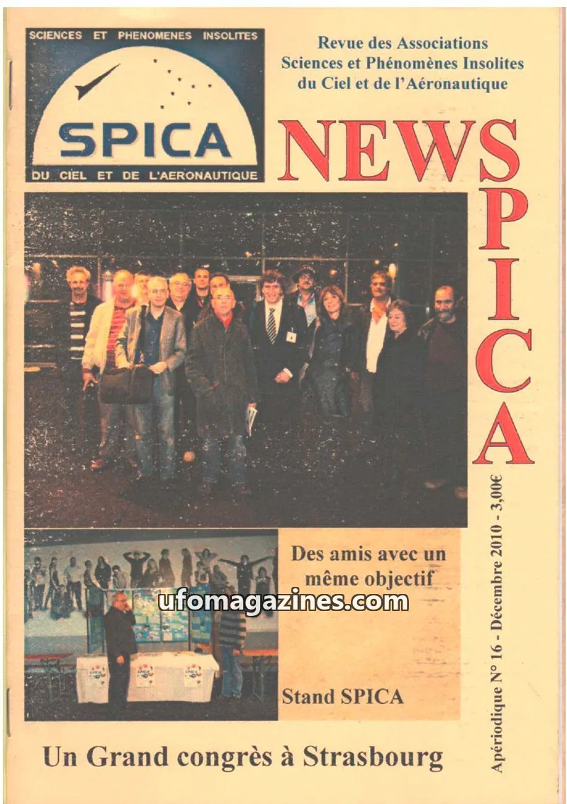 Cover of Association SPICA issue 16: SPICA NEWS