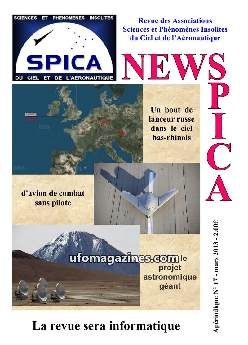 Cover of association SPICA issue N° 17: SPICA NEWS