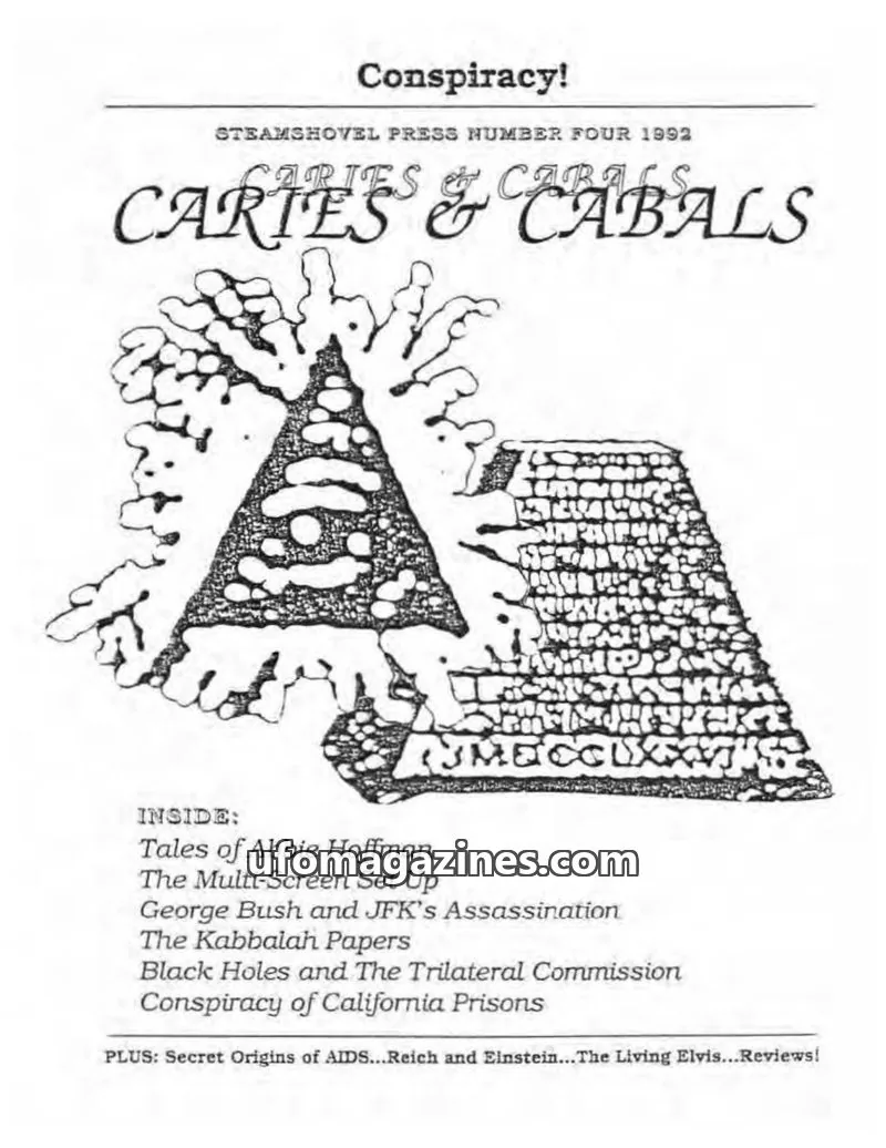 Cover of STEAMSHOVEL PRESS issue FOUR: CARIES & CABALS