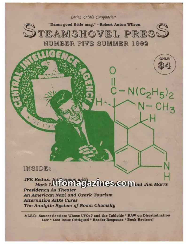 Cover of Steamshovel Press (Kenn Thomas) issue NUMBER FIVE: STEAMSHOVEL PRESS