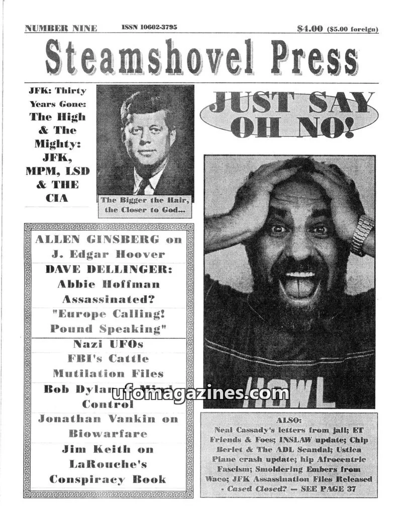 Cover of Steamshovel Press issue NINE: Steamshovel Press