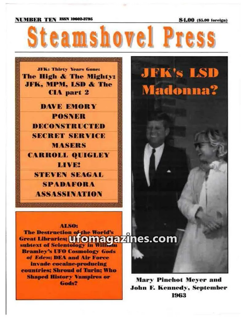 Cover of Steamshovel Press issue TEN: Steamshovel Press