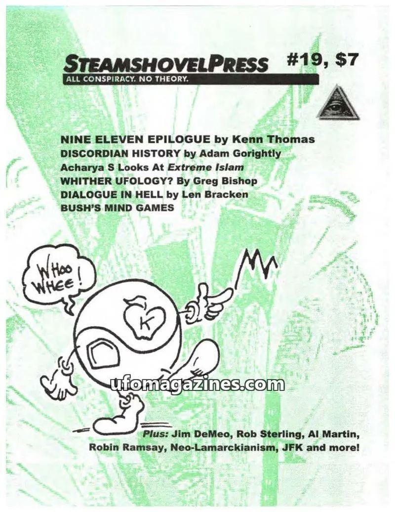 Cover of Steamshovel Press (Kenn Thomas) issue #19: STEAMSHOVELPRESS