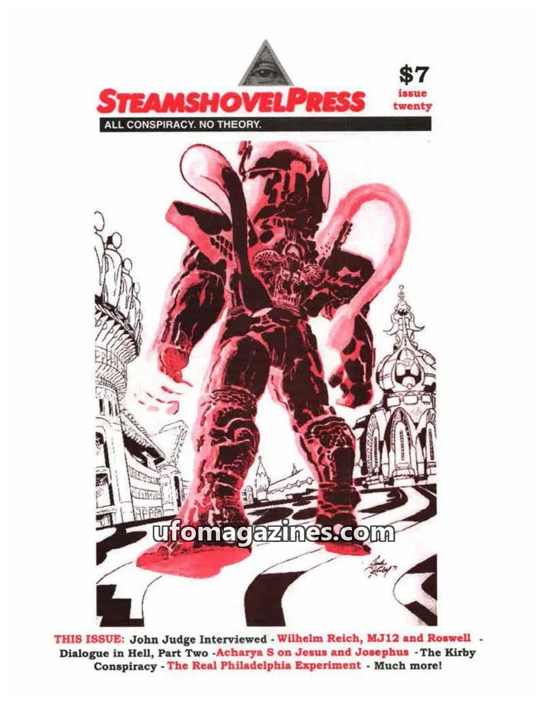 Cover of Steamshovel Press issue twenty: STEAMSHOVELPRESS