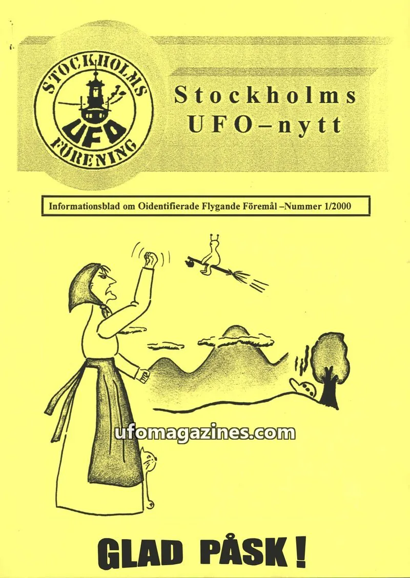 Cover of Stockholms UFO-Nytt issue 1/2000: Stockholms UFO-nytt