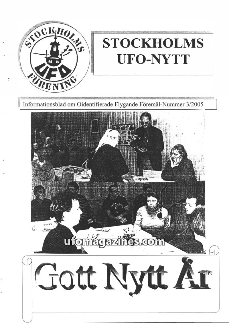 Cover of Stockholms UFO-Nytt issue 3/2005: STOCKHOLMS UFO-NYTT