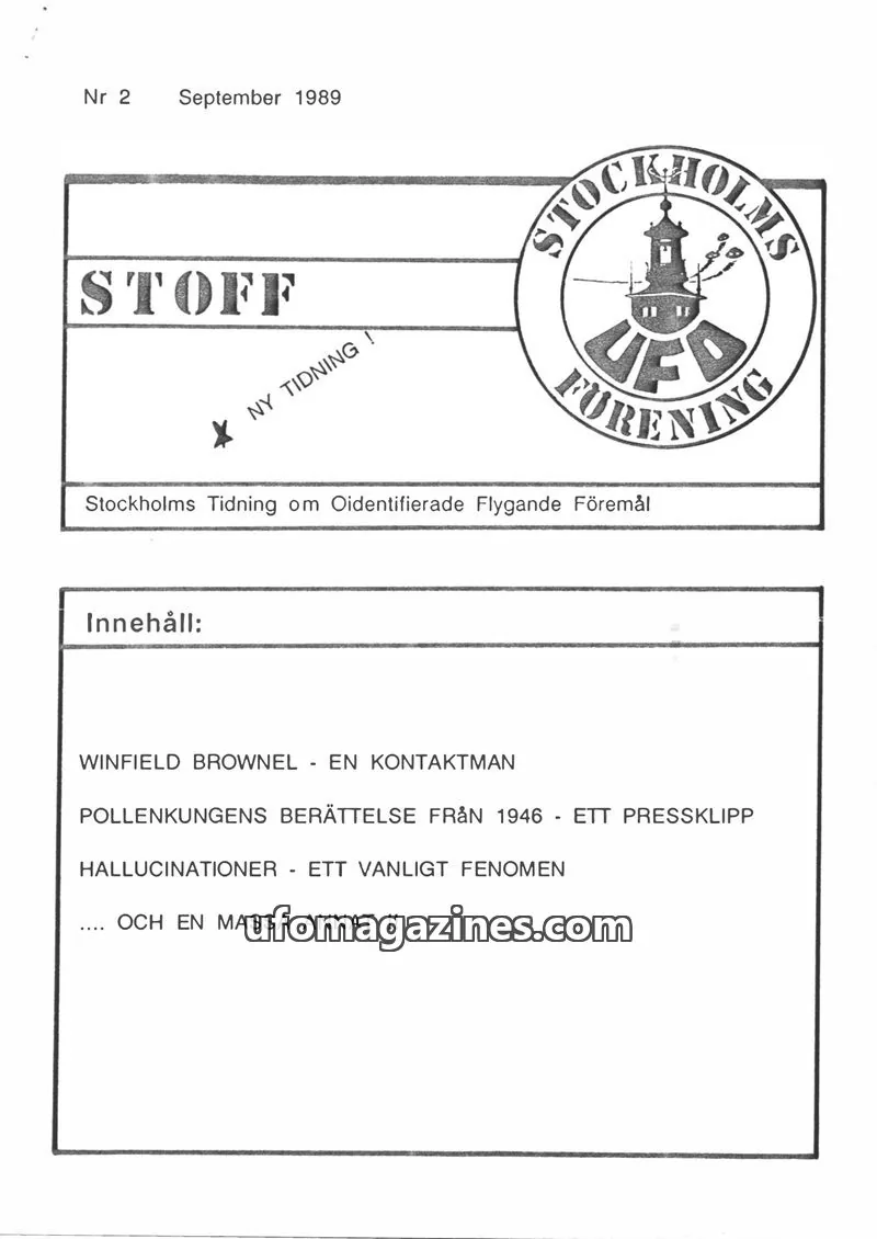 Cover of STUFO issue 2: STOFF