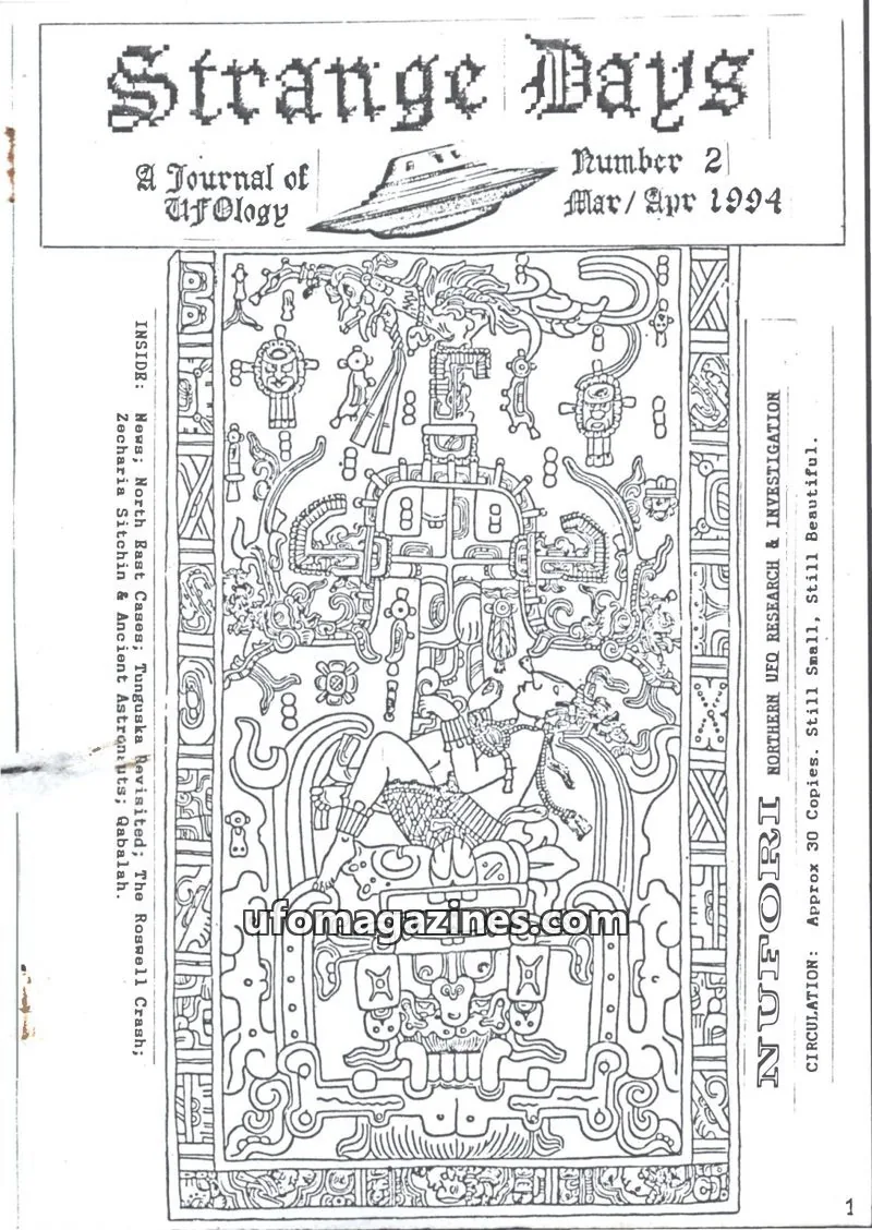 Cover of Strange Daze (Dixon) issue 2: Strange Days