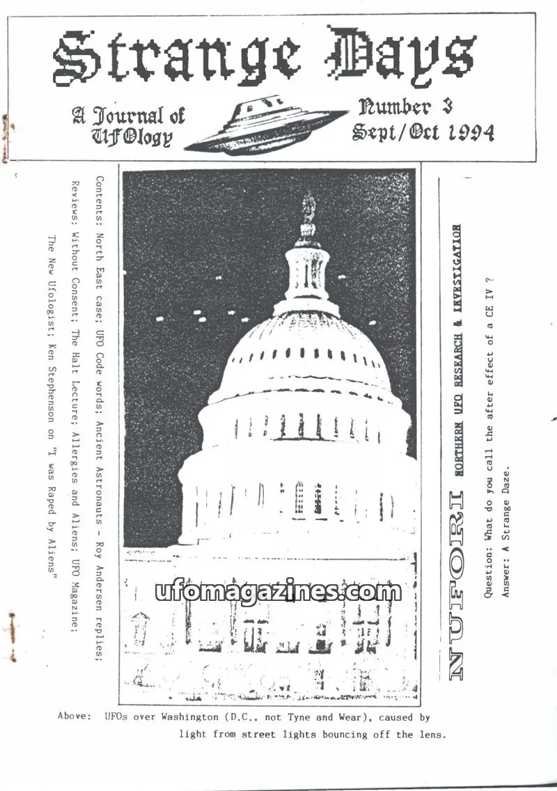 Cover of Strange Daze (Dixon) issue 3: Strange Days